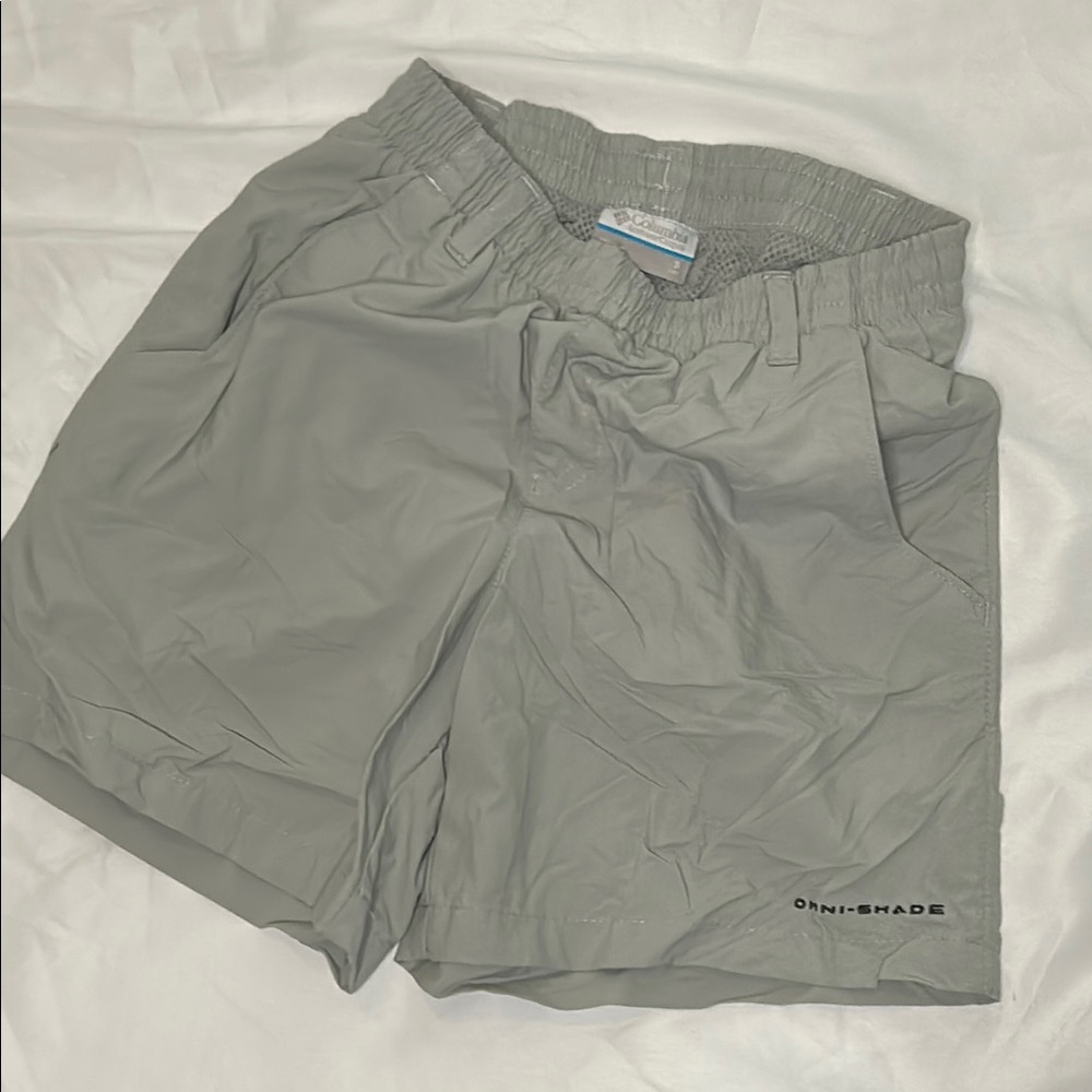 Columbia Gray Omni-Shade Kid’s Shorts